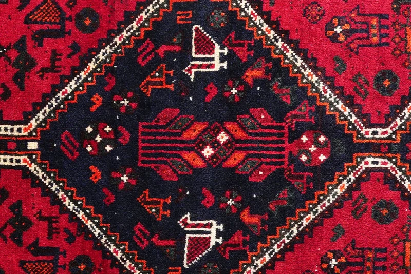 Gashgai · Handgeknüpft – Rot, 299x211 cm