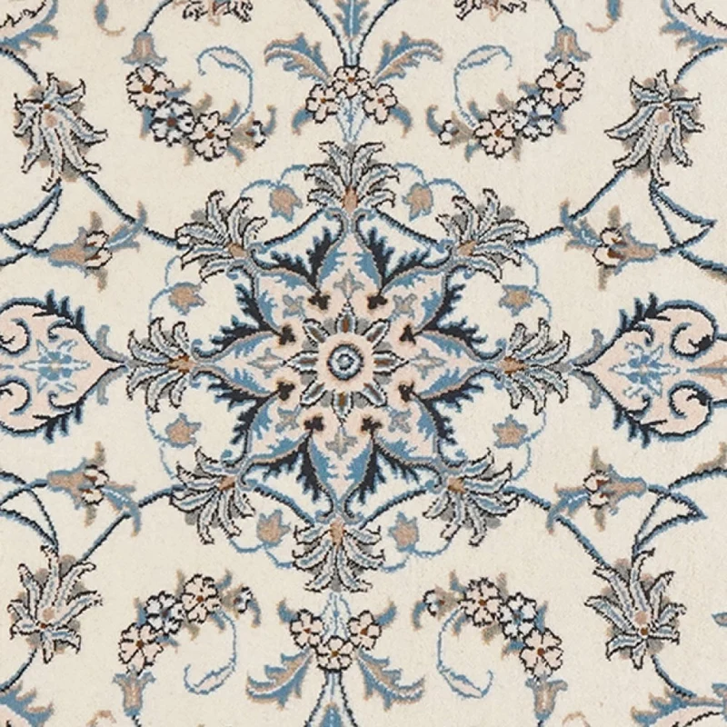 Nain 12La · Handgeknüpft – Beige, 136x89 cm