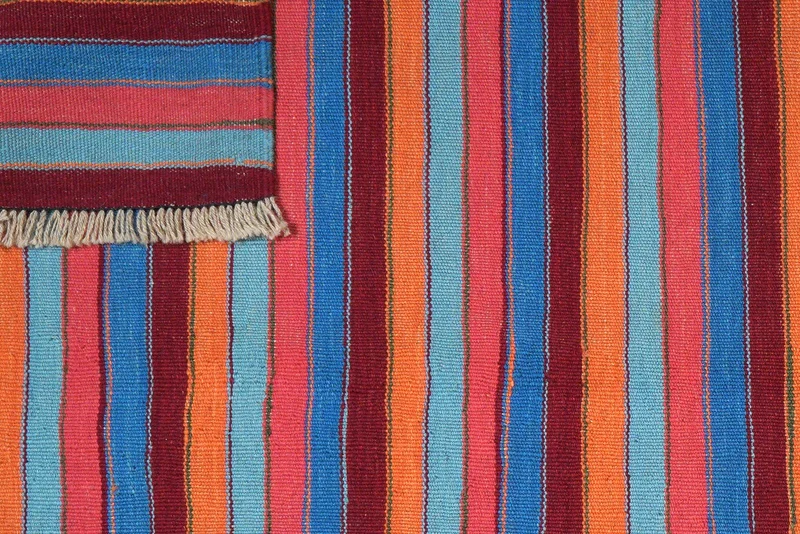 Kelim Gashgai · Handgewebt – Bunt, 190x126 cm