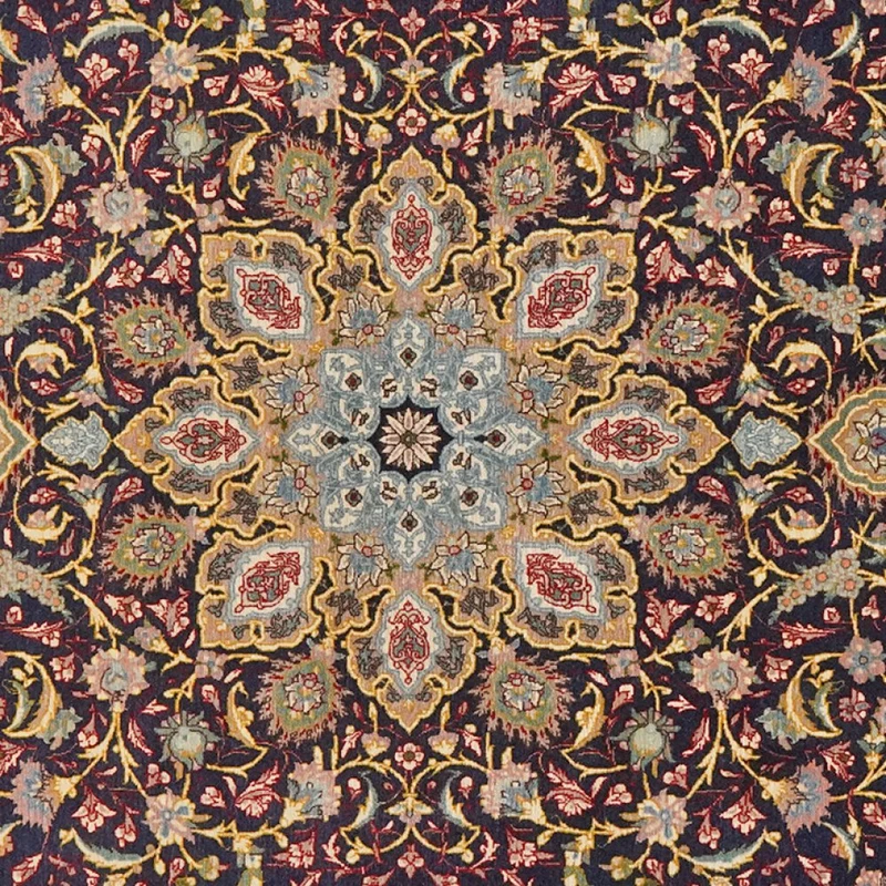Ilam · Handgeknüpft – Blau, 205x137 cm