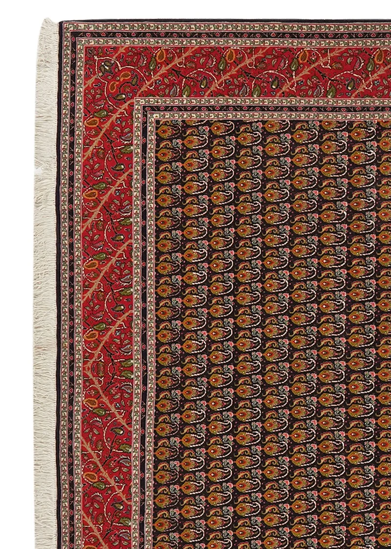 Tabriz 50 Raj · Handgeknüpft – Blau, 202x200 cm