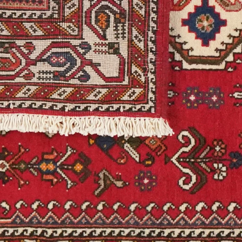 Nasrabad · Handgeknüpft – Rot, 145x101 cm