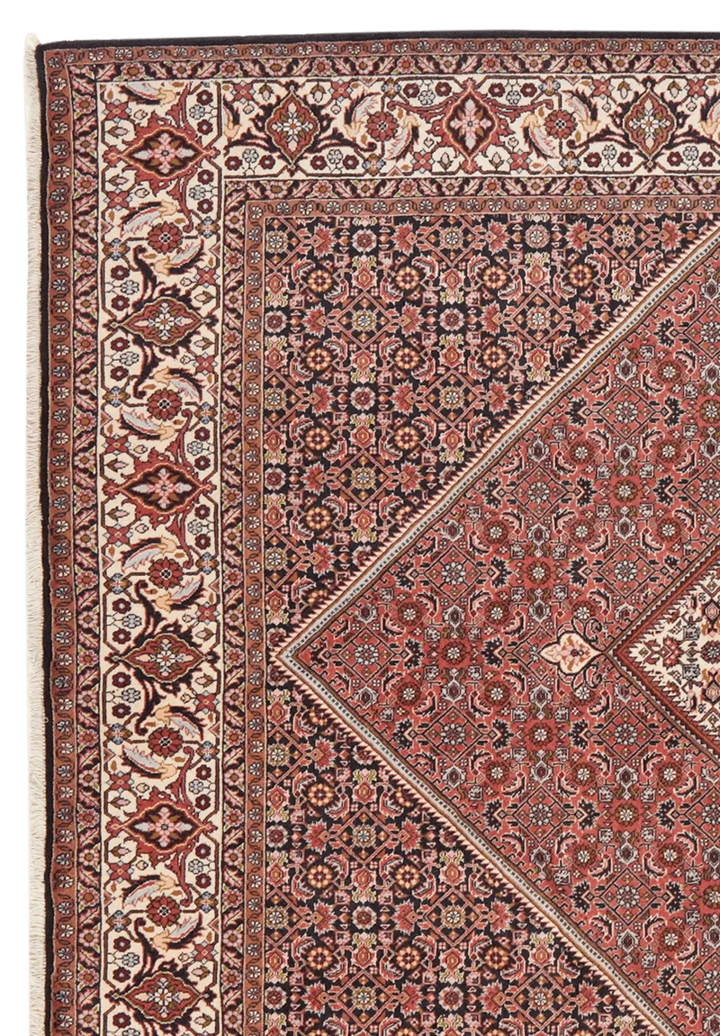 Bidjar · Handgeknüpft – Beige, 246x204 cm