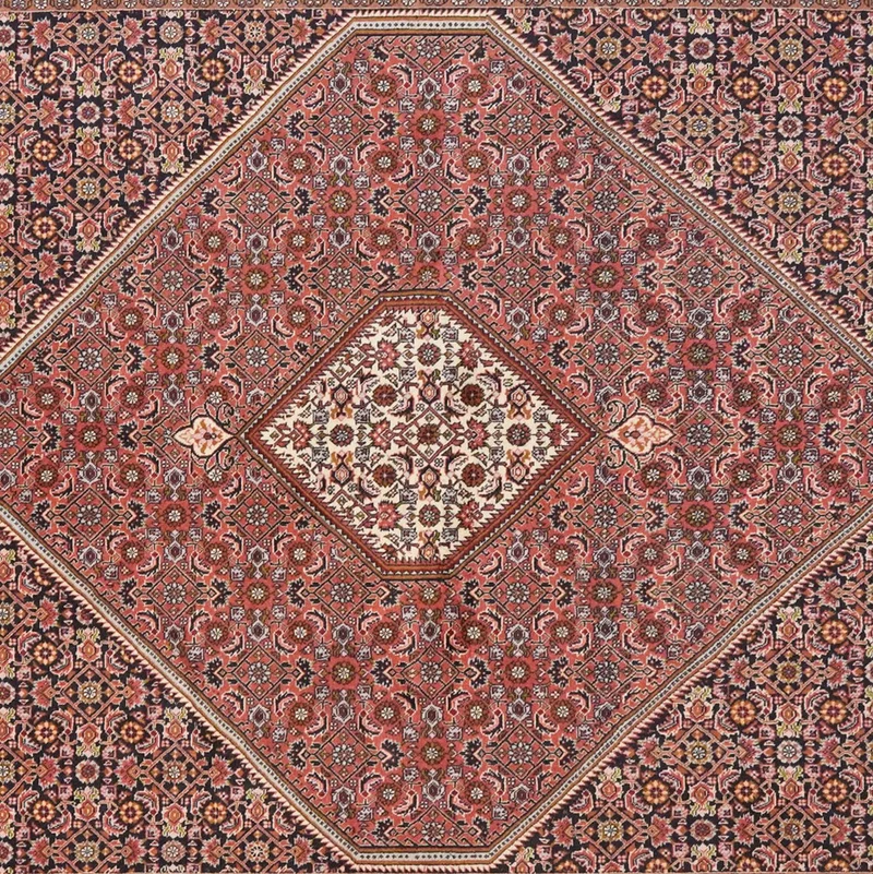 Bidjar · Handgeknüpft – Beige, 246x204 cm