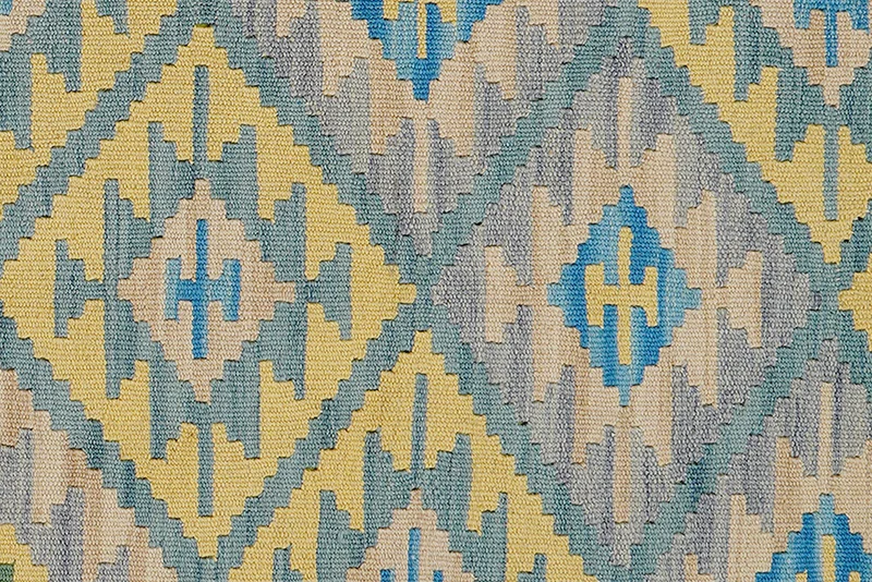 Kelim Gashgai · Handgewebt – Grün, 177x126 cm
