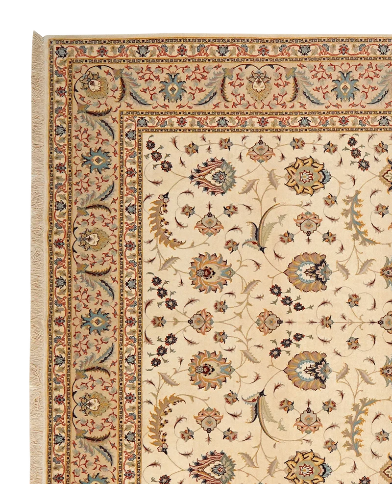 Tabriz 50 Raj · Handgeknüpft – Beige, 310x203 cm