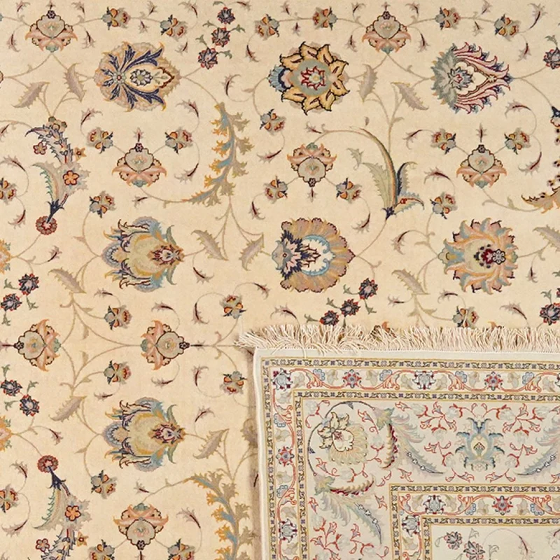Tabriz 50 Raj · Handgeknüpft – Beige, 310x203 cm