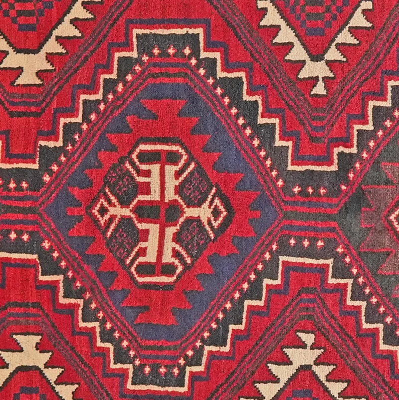 Lori · Handgeknüpft – Rot, 259x169 cm