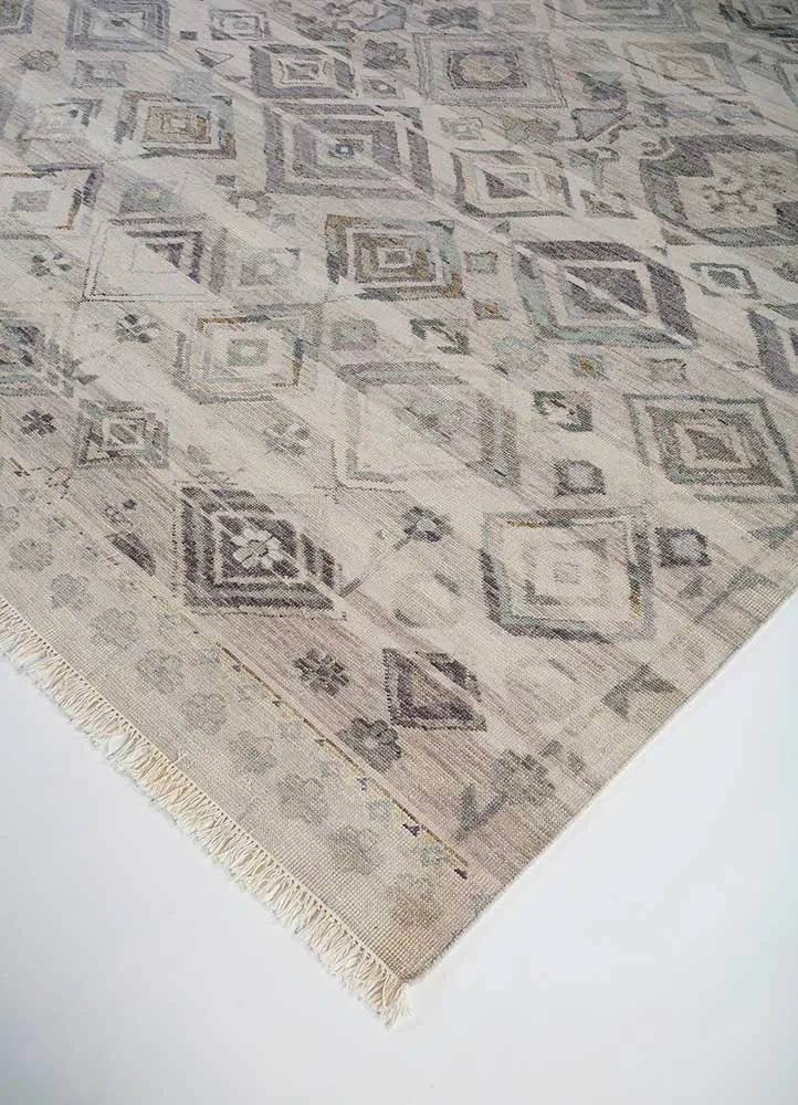 Wollteppich - 240 x 300 cm - sand