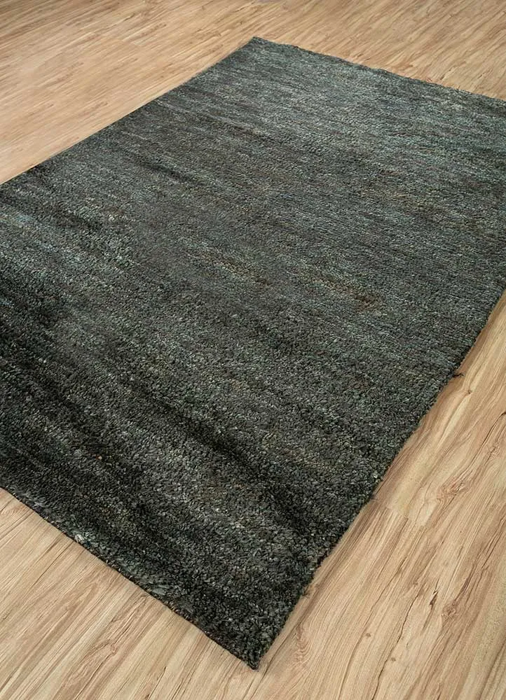 Juteteppich - 120 x 180 cm - dunkelgrün