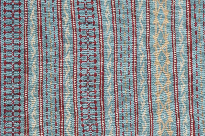 Kelim Kordi · Handgewebt – Blau, 248x171 cm