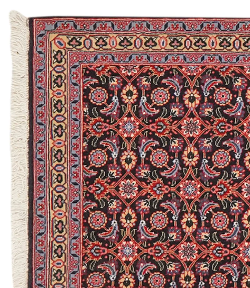 Tabriz 50 Raj · Handgeknüpft – Orange, 195x65 cm