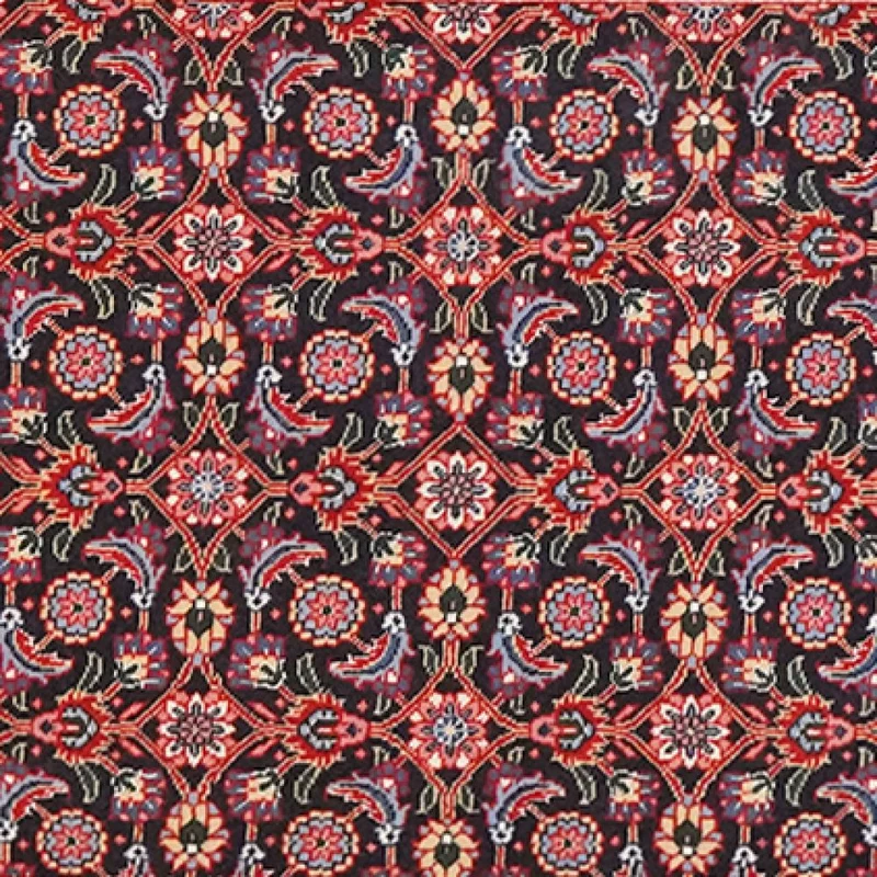 Tabriz 50 Raj · Handgeknüpft – Orange, 195x65 cm