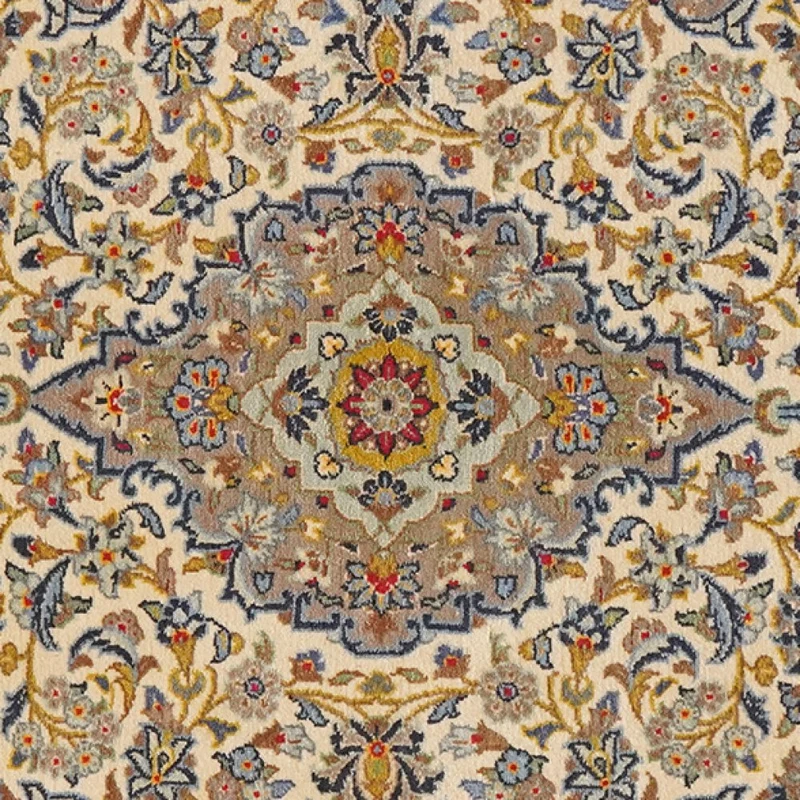 Kashan · Handgeknüpft – Beige, 169x113 cm