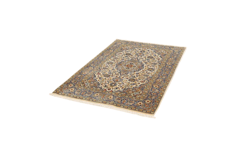 Kashan · Handgeknüpft – Beige, 169x113 cm