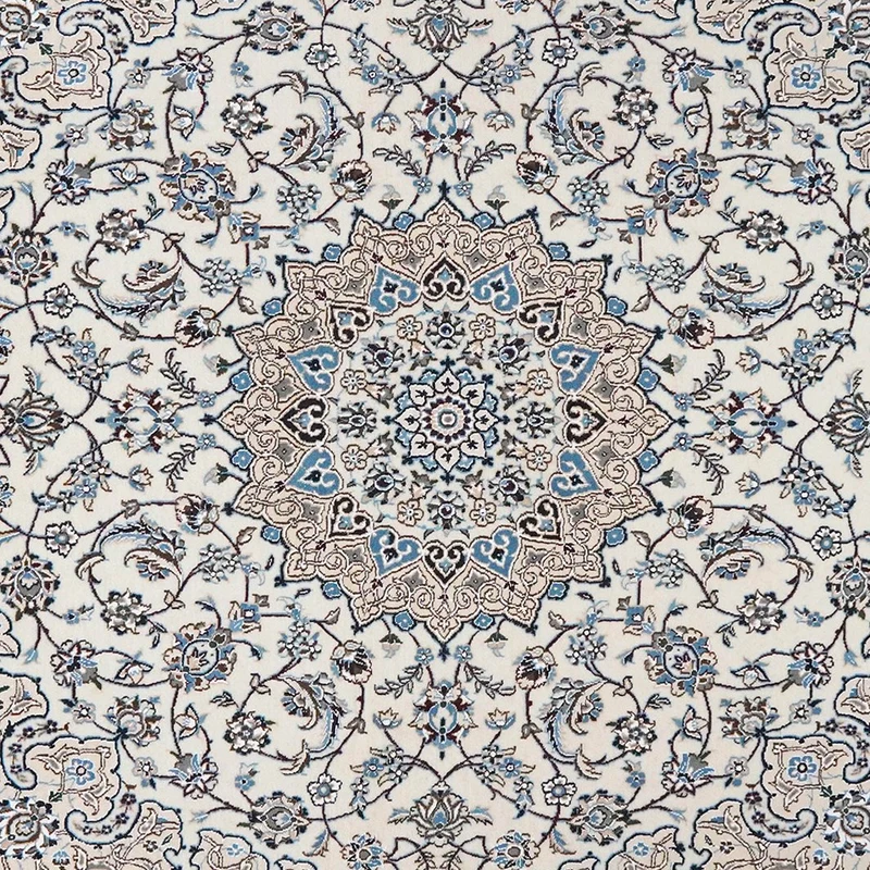 Nain 9La · Handgeknüpft – Beige, 207x199 cm