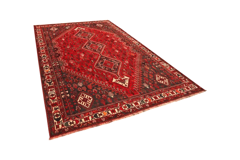 Gashgai · Handgeknüpft – Rot, 323x230 cm