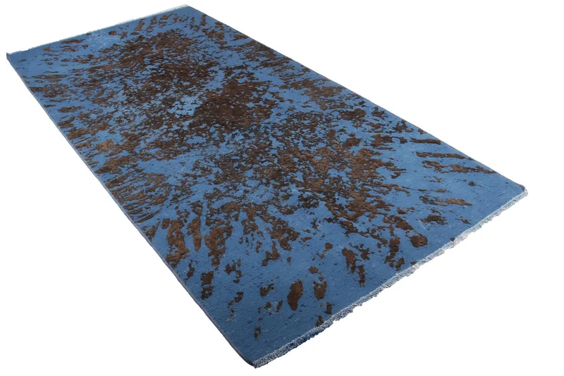 Vintage · Handgeknüpft – Blau, 295x145 cm