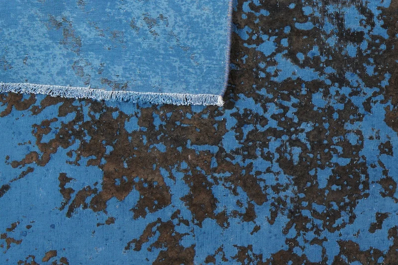 Vintage · Handgeknüpft – Blau, 295x145 cm