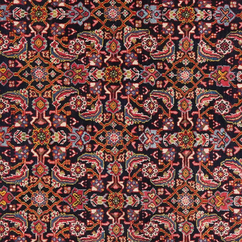 Mohadjeran · Handgeknüpft – Blau, 205x130 cm