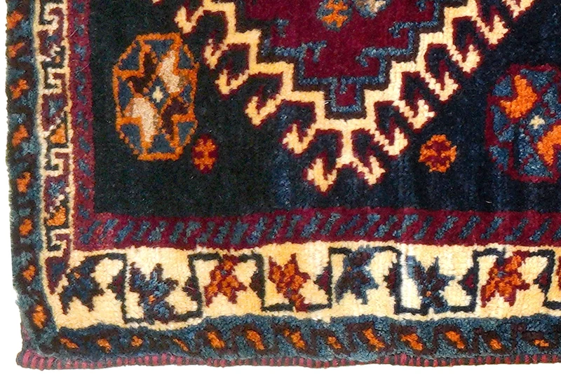 Khorjin · Handgefertigt – Blau, 100x64 cm