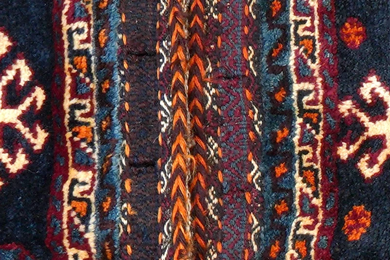 Khorjin · Handgefertigt – Blau, 100x64 cm