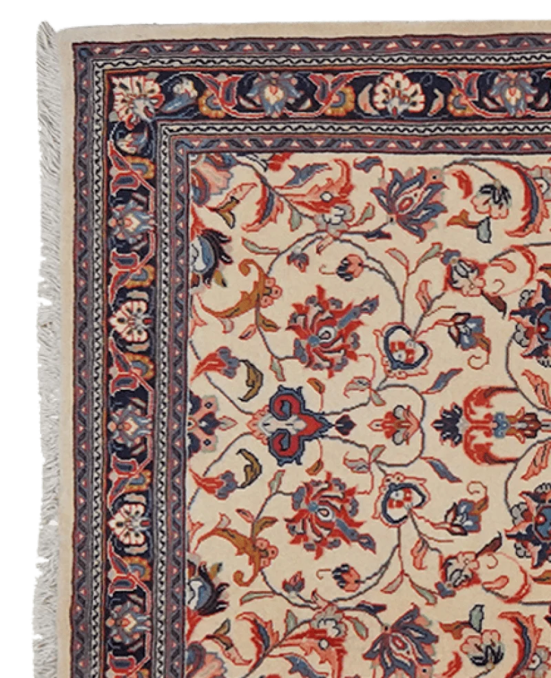 Sarough · Handgeknüpft – Beige, 427x111 cm