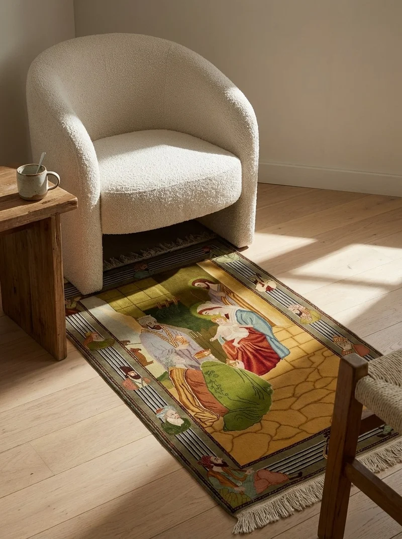 Tabriz Old · Handgeknüpft – Beige, 144x95 cm
