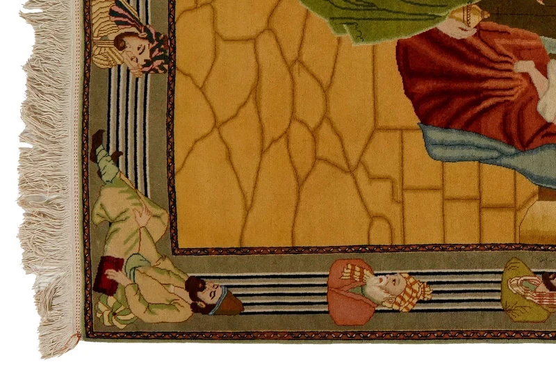 Tabriz Old · Handgeknüpft – Beige, 144x95 cm