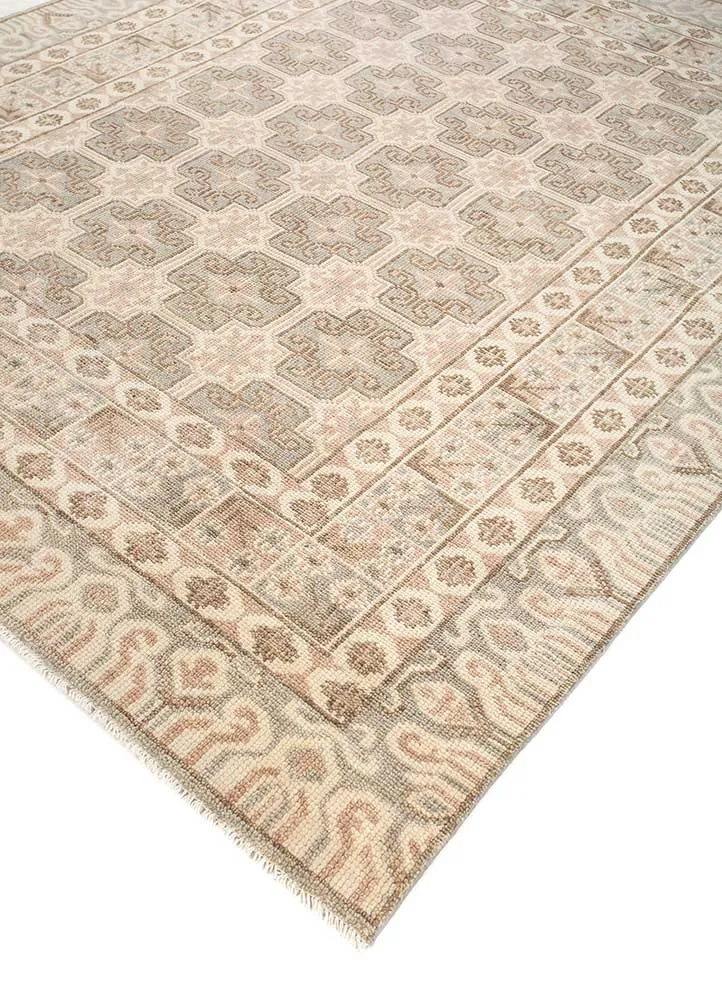 Wollteppich - 240 x 300 cm - beige