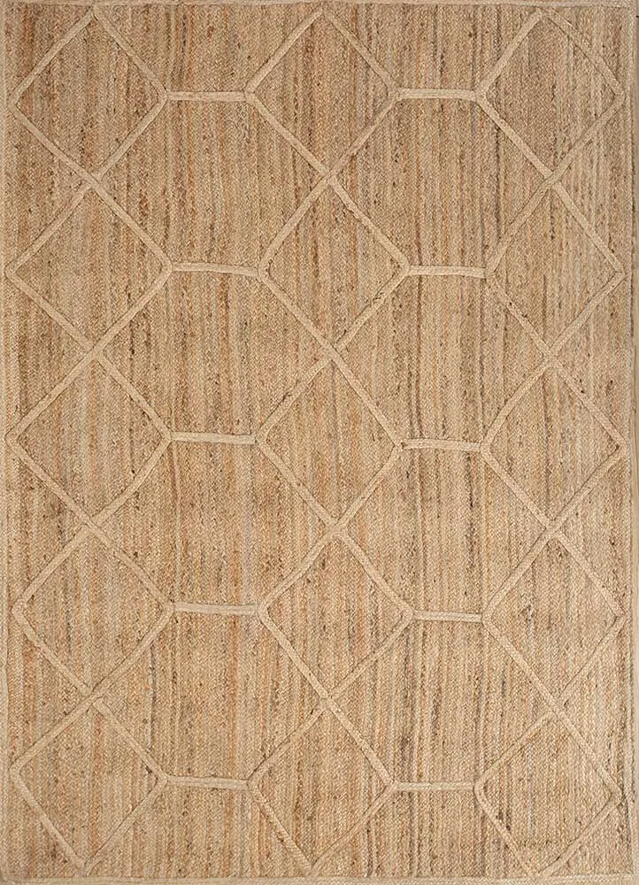 Juteteppich - 165 x 225 cm - dunkelbeige