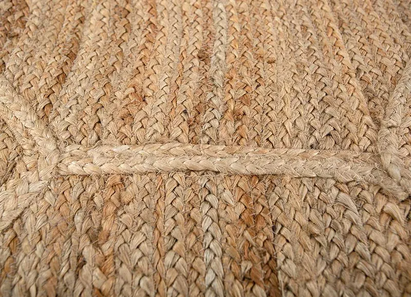 Juteteppich - 165 x 225 cm - dunkelbeige