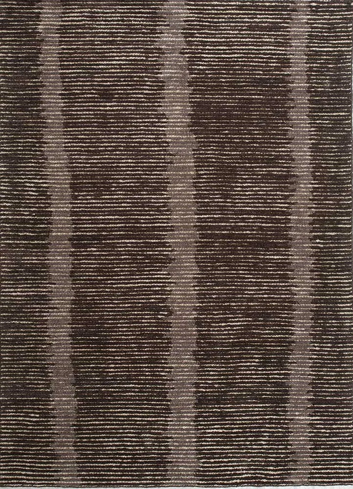 Wollteppich - 150 x 255 cm - dunkelbraun