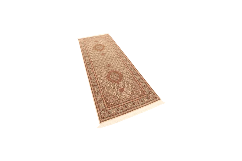 Tabriz 50 Raj · Handgeknüpft – Braun, 202x79 cm