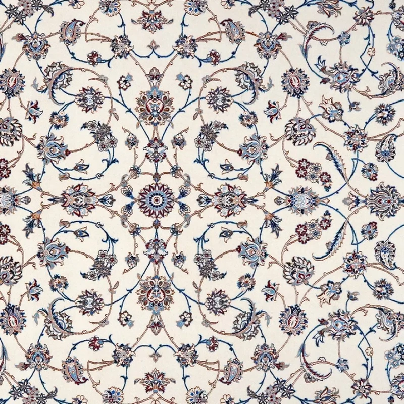 Nain 6La · Handgeknüpft – Beige, 317x206 cm