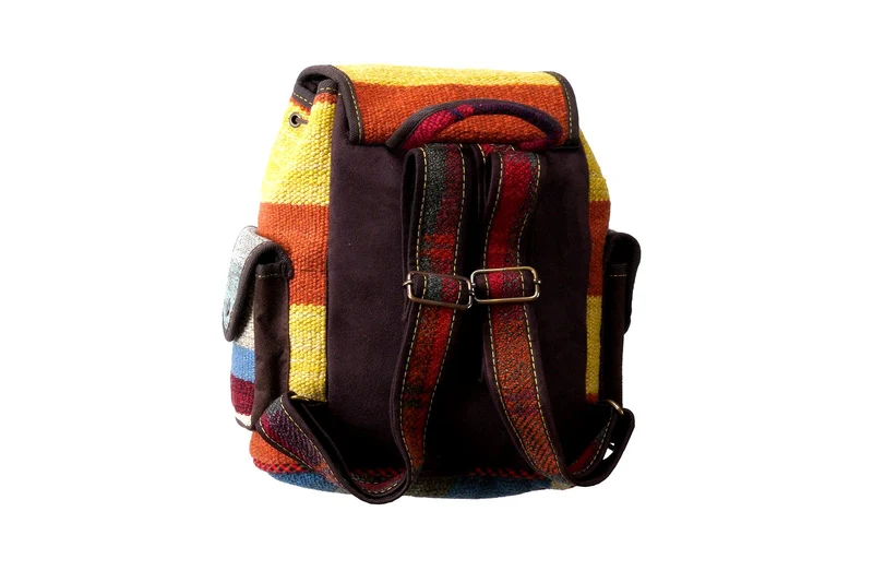 Kelim Bag · Handgefertigt – Bunt, 34x30 cm
