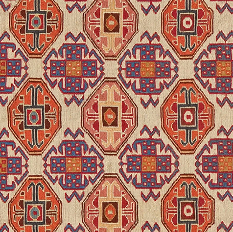 Sumak Shahsavan · Handgewebt – Beige, 95x80 cm