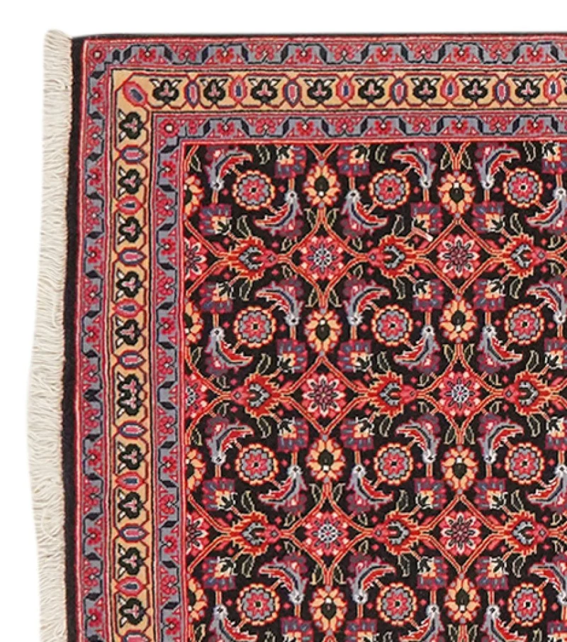 Tabriz 50 Raj · Handgeknüpft – Blau, 200x65 cm