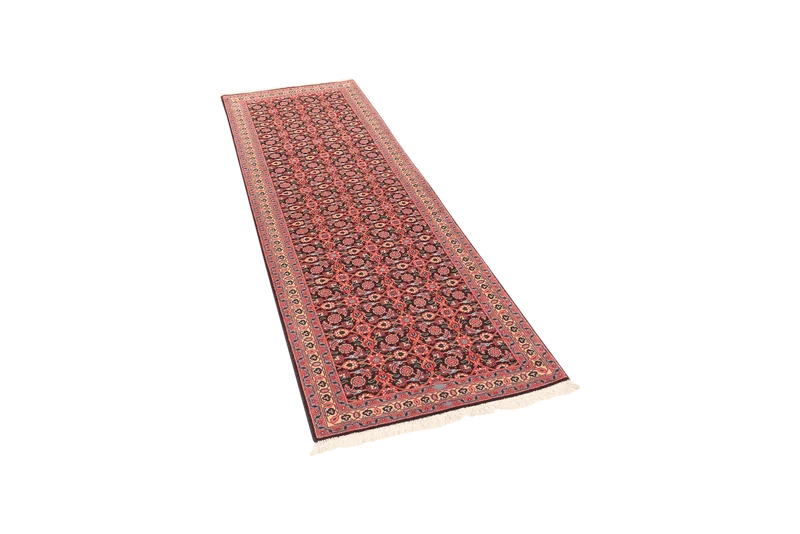 Tabriz 50 Raj · Handgeknüpft – Blau, 200x65 cm