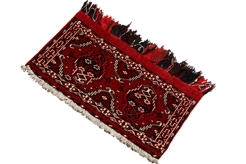 Turkman · Handgeknüpft – Rot, 35x90 cm