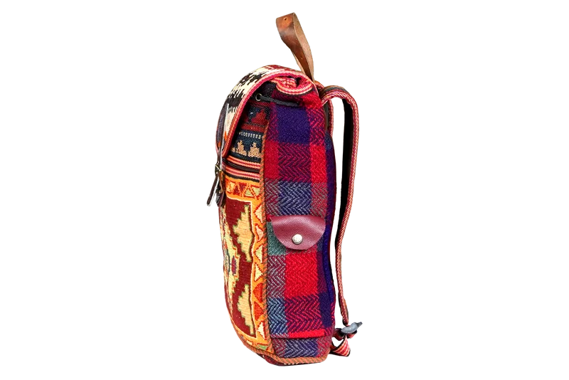 Kelim Bag · Handgefertigt – Bunt, 47x36 cm
