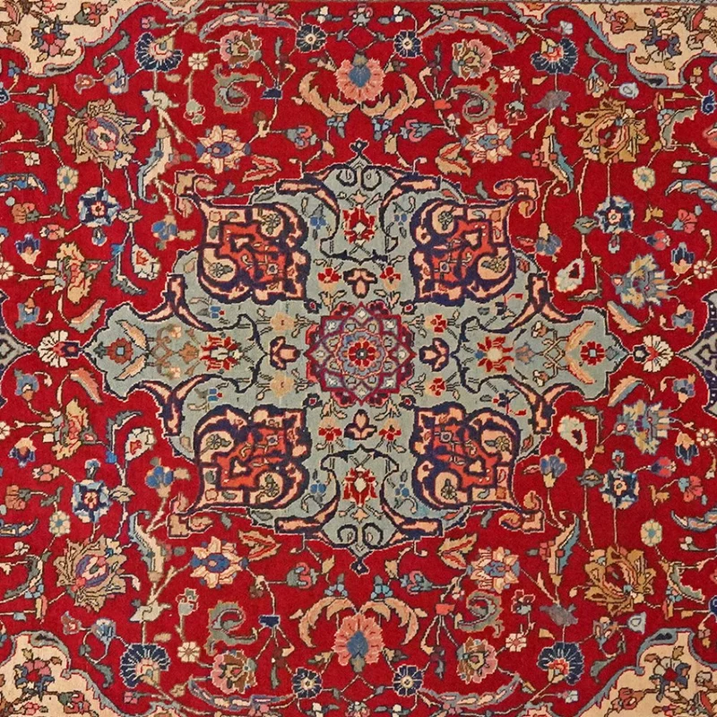Tabriz Old · Handgeknüpft – Rot, 293x191 cm