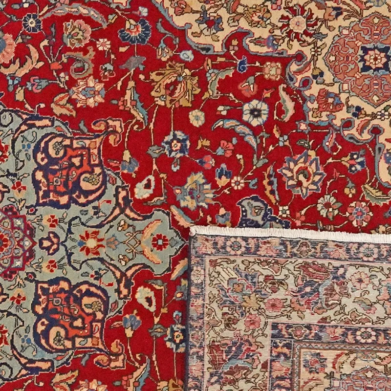 Tabriz Old · Handgeknüpft – Rot, 293x191 cm