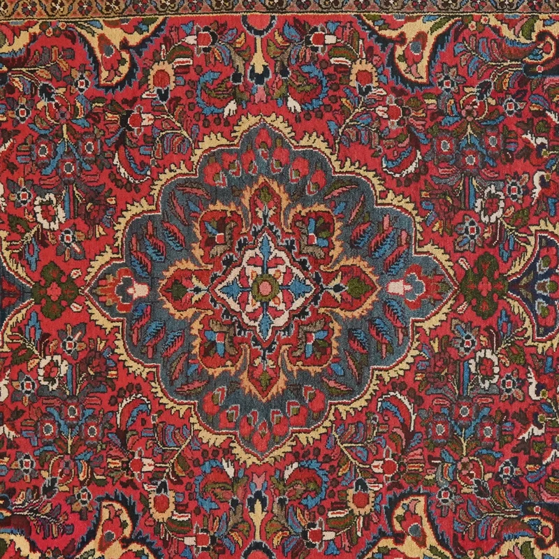 Bourtchalou · Handgeknüpft – Rot, 206x144 cm