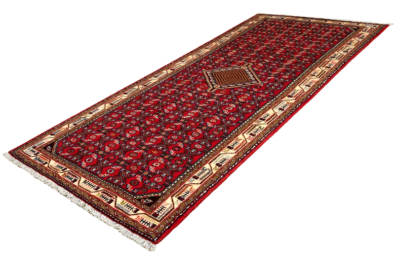 Assadabad · Handgeknüpft – Rot, 205x84 cm