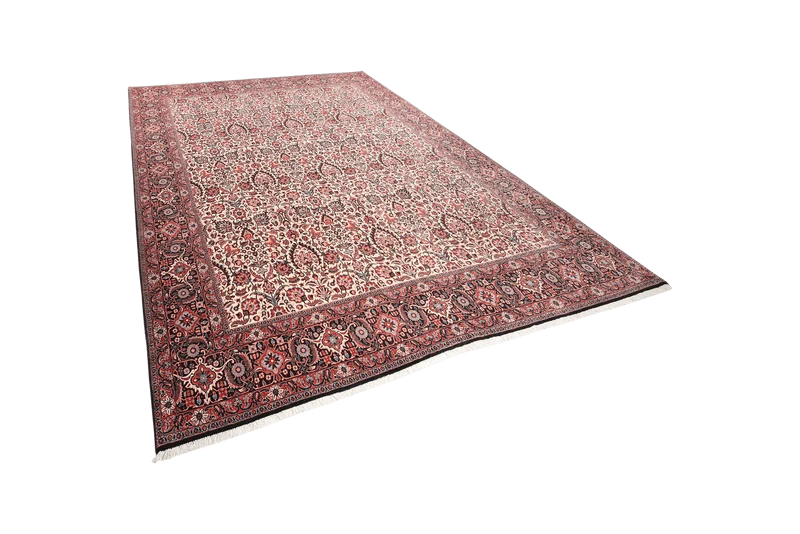 Bidjar · Handgeknüpft – Beige, 347x259 cm