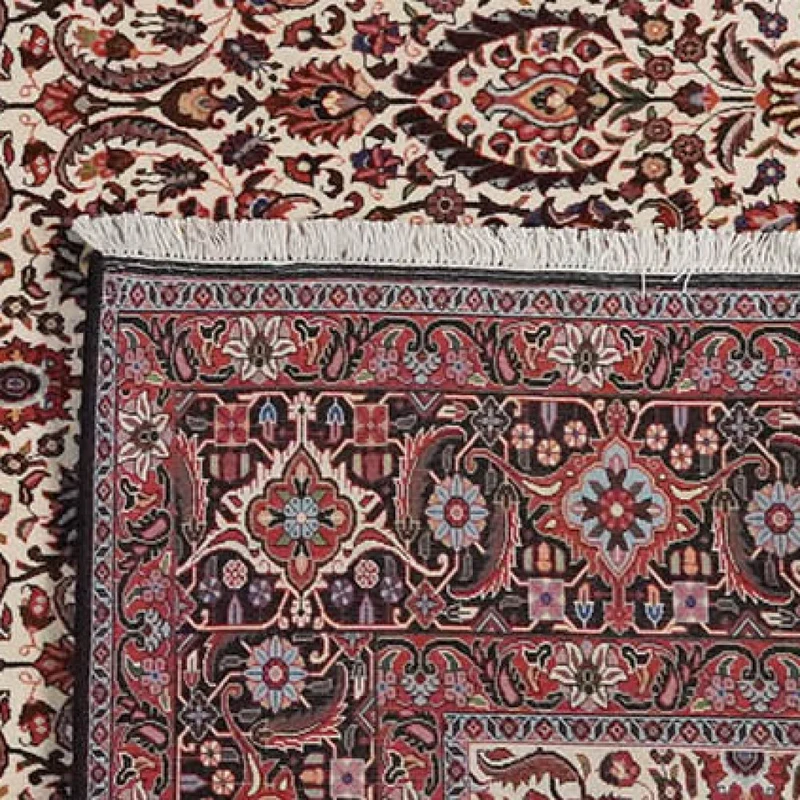 Bidjar · Handgeknüpft – Beige, 347x259 cm