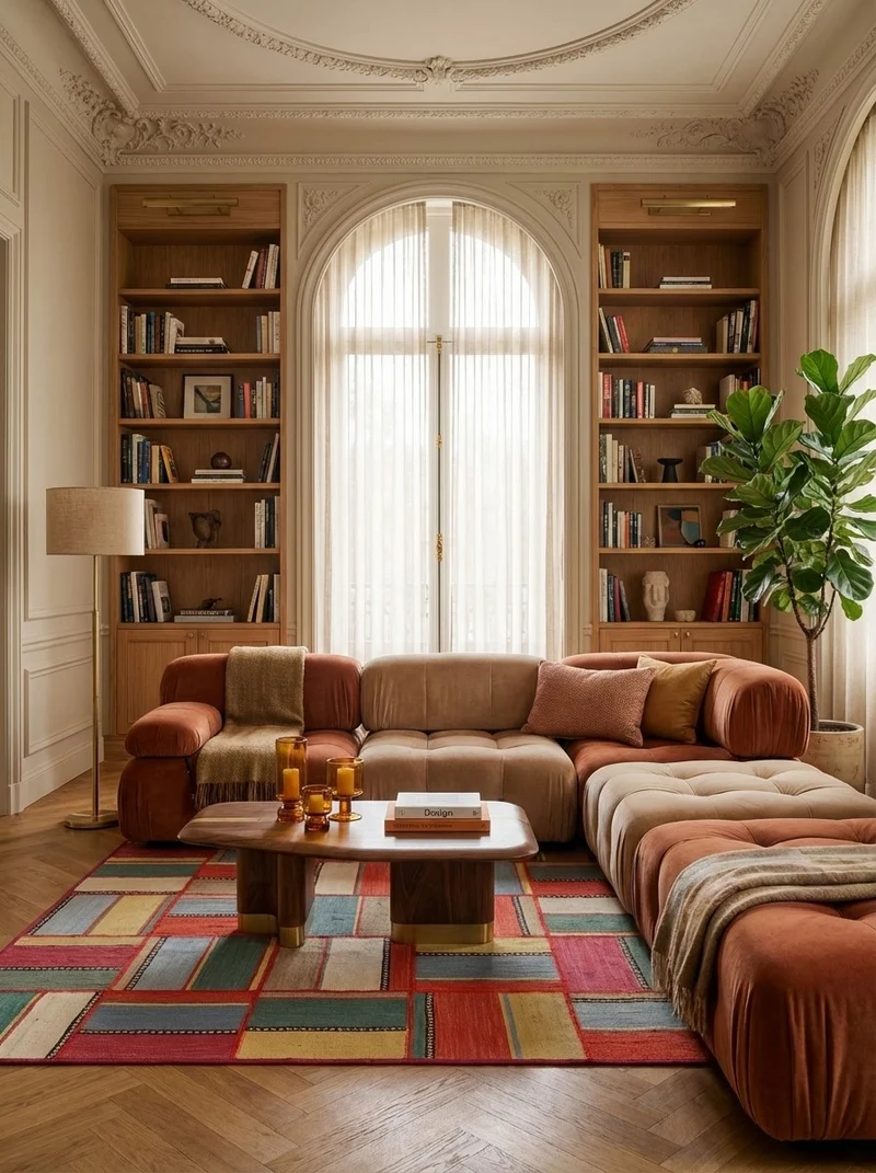 Kelim Tekkeh · Handgewebt – Bunt, 209x120 cm
