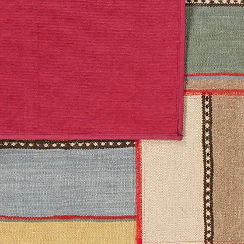 Kelim Tekkeh · Handgewebt – Bunt, 209x120 cm