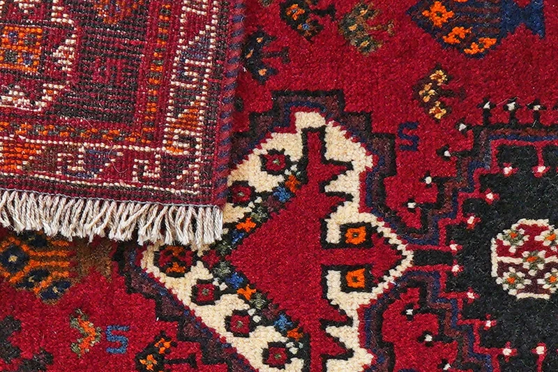 Gashgai · Handgeknüpft – Rot, 128x85 cm
